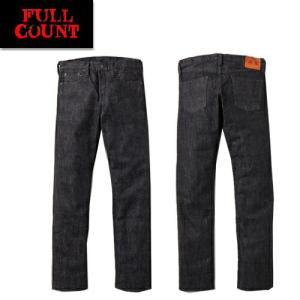 フルカウント FULL COUNT ジーンズ デニム 1108BK 13.7oz スリム ストレート ブラック 細身 ジーパン Gパン ボトム パンツ アメカジ メンズ 2023年 日本製｜ragtim-store