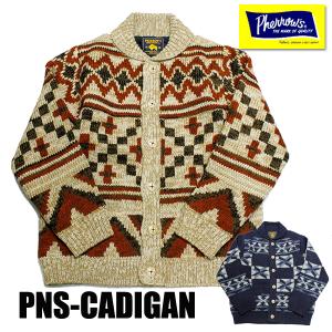 Pherrow's（フェローズ） 23W-PNS-CARDIGAN ネパールハンドニット