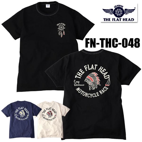 フラットヘッド THE FLAT HEAD Tシャツ FN-THC-048 MOTORCYCLE R...