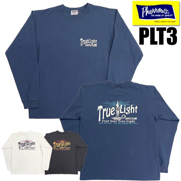 フェローズ Pherrow's ロンT 26S-PLT3 Tシャツ ロゴ プリント 長袖 カットソー...