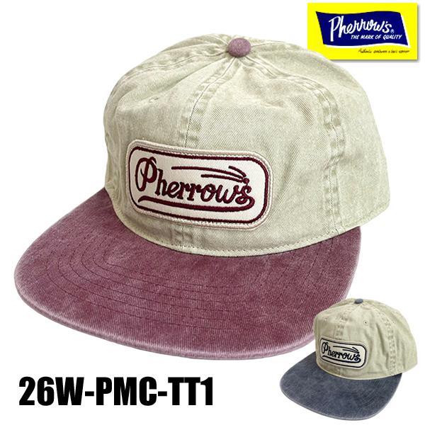 フェローズ Pherrow's キャップ 26W-PMC-TT1 ベースボールキャップ CAP 帽子...