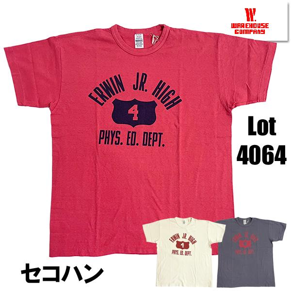 ウエアハウス WAREHOUSE Tシャツ Lot 4064 ERWIN JR.HIGH セコハン ...