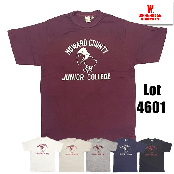 ウエアハウス WAREHOUSE Tシャツ Lot 4601 HOWARD COUNTY カレッジ ...