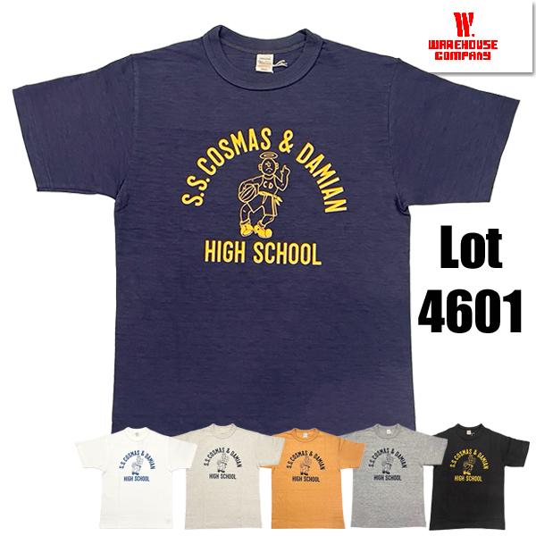 ウエアハウス WAREHOUSE Tシャツ Lot 4601 S.S.COSMAS &amp; DAMIAN...
