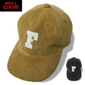 フルカウント FULL COUNT キャップ 6014 BASEBALL CAP ベースボールキャップ 帽子 11W コーデュロイ ロゴ アメカジ 2022年新作
