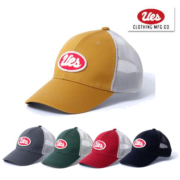 UES ウエス 82MC メッシュキャップ 帽子 CAP ベースボールキャップ 定番 UES 赤ロゴ...