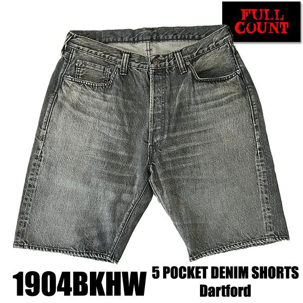 フルカウント FULLCOUNT デニム ショートパンツ 1904BKHW 5 Pocket Den...