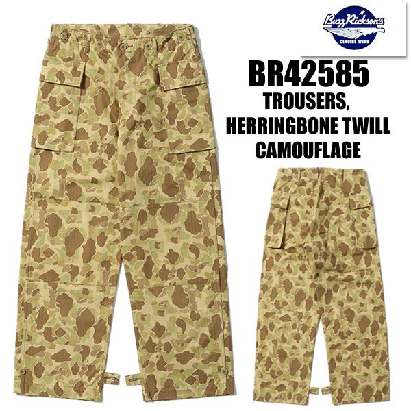 バズリクソンズ BUZZ RRICKSON'S トラウザーズ TROUSERS HERRINGBON...