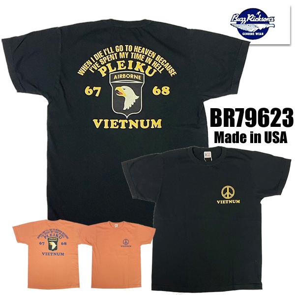バズリクソンズ BUZZ RICKSONS Tシャツ BR79623 PLEIKU VIETNUM ...