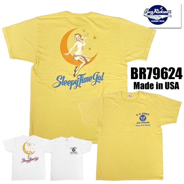 バズリクソンズ BUZZ RICKSONS Tシャツ BR79624 SLEEPY TIME 半袖 ...