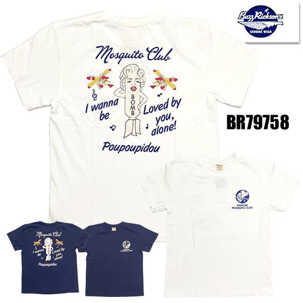 バズリクソンズ BUZZ RICKSONS Tシャツ BR79758 mosquito club コ...