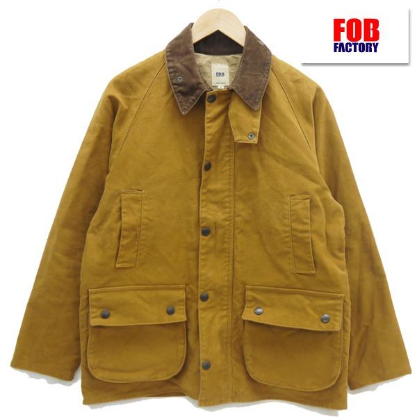 FOB FACTORY FOBファクトリー ライディングジャケット F2361 モールスキン ワーク...