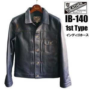 The Flat Head SRJ-02-ブラック-馬革ライダースJKT-SRJ02