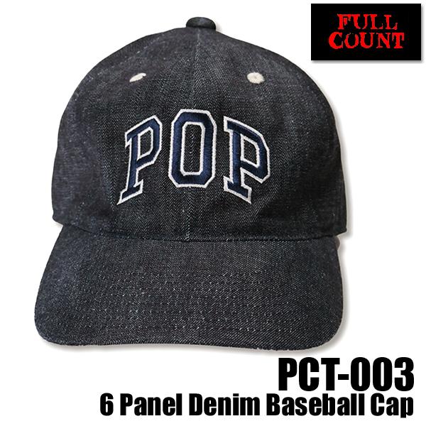 フルカウント FULL COUNT ベースボール キャップ PTC-003 CAP 帽子 10oz ...
