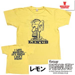 ウエアハウス WAREHOUSE Tシャツ レモン Lot YP126S-4 I LOVE MANKIND LINUS ライナス 半袖 アメカジ メンズ 正規品｜こだわりのアメカジ通販ラグタイム