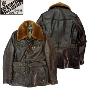 Y'2LEATHER ワイツーレザー YK-02 ハンドオイルホース 30’S German Belted SPORTS JKT レザージャケット 馬革｜ragtim-store