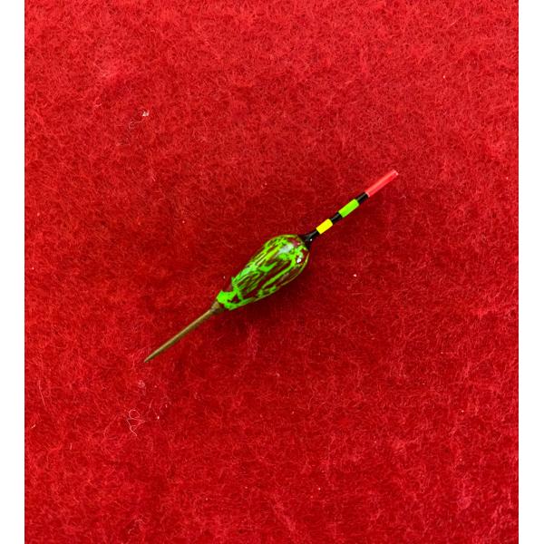 在来種用 タナゴ浮 手作り トップ 足付き クラック塗装  f-0119