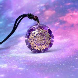GOLD STONE オルゴナイト ペンダント ツリーオブライフ 生命の樹 幸運