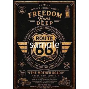 Route66 ガレージ ヴィンテージポスター...の詳細画像2