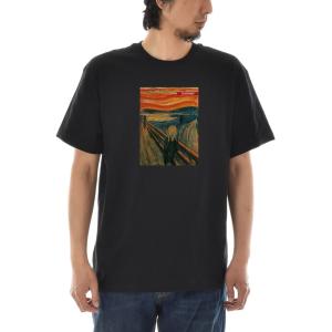 半袖 アートTシャツ】ムンクの叫び Tシャツ 叫び エドヴァルド・ムンク 