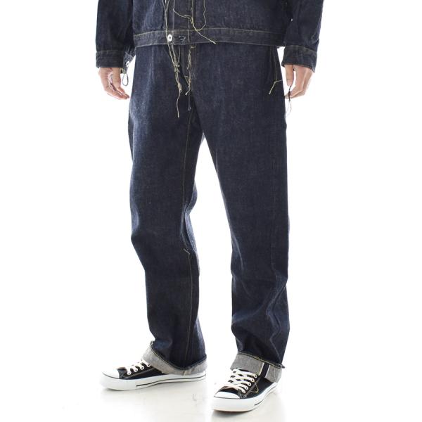 フルカウント FULL COUNT 第二次世界大戦モデル ジーンズ ブラウンコットン デニムパンツ ...