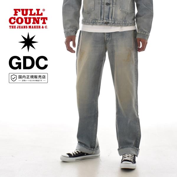 FULLCOUNT フルカウント GDC ジーディーシー コラボ デニムパンツ Wide Denim...