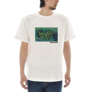 半袖 アートTシャツ】ゴッホ Tシャツ カラスのいる麦畑 鳥 フィン
