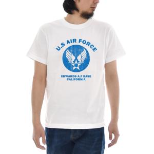 US エアフォース Tシャツ U.S AIR FORCE BASE カスレ ジャスト 半袖Tシャツ メンズ カリフォルニア 基地 ベース 大きいサイズ 白 S M L XL 3L 4L ブランド｜raiders