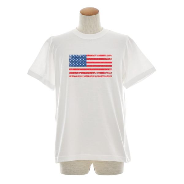 星条旗 Tシャツ ジャスト アメリカン フラッグ 半袖Tシャツ メンズ レディース アメリカ USA...
