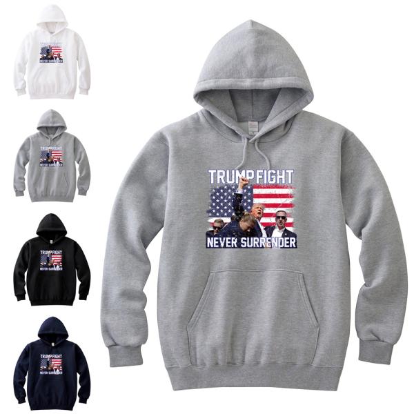 メッセージ パーカー ドナルド トランプ 大統領選挙 暗殺未遂 銃撃 大統領選 大統領候補 選挙運動...