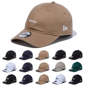 ニューエラ NEW ERA 帽子 CAP 9THIRTY ノンウォッシュ 無字 ミニロゴ ロゴ 930 メンズ レディース サイズ調整可能 9THIRTY Non-Washed