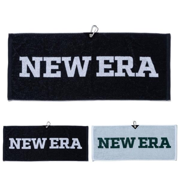ニューエラ NEW ERA タオル 日本製 今治 ゴルフタオル カラビナ付 フェイスタオル ハンドタ...