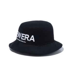 ニューエラ new era NEWERA ハット バケット01 BUCKET01 THE ORIGIN 14109556 メンズ レディース 帽子 バケットハット バケハ ビッグロゴ 刺繍 黒｜raiders