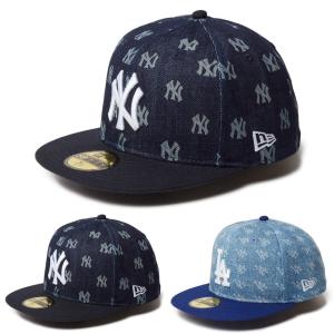 59FIFTY ニューエラ キャップ ウォッシュドデニム ロサンゼルス
