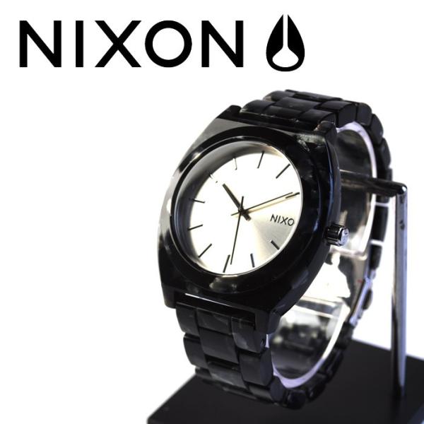 ニクソン NIXON 腕時計 レディース メンズ タイムテラー アセテート Gray Granite...