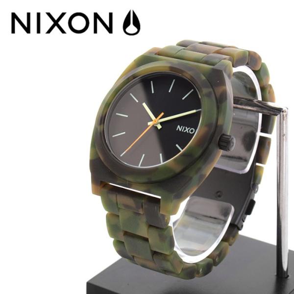 ニクソン NIXON 腕時計 タイムテラー アセテート マット ブラック-Camo ニクソン NIX...