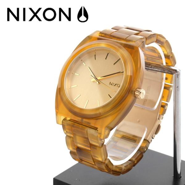 ニクソン NIXON 腕時計 タイムテラー アセテート Champagne ゴールド-Amber メ...