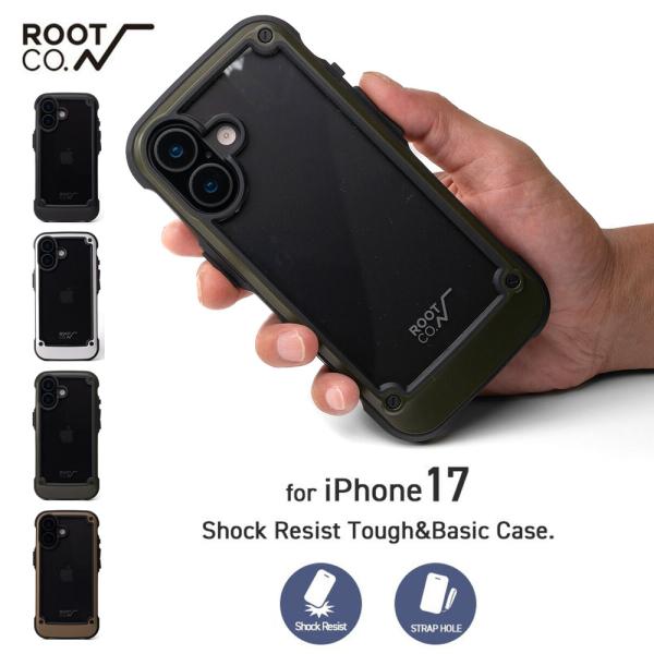 【iPhone17専用ケース】ルート コー ROOT CO. グラビティ ショックレジスト タフ&amp;ベ...
