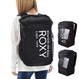 ロキシー ROXY バッグ リュック 撥水 バックパック レディース スポーツ 通学 ジム 黒 ENJOY EVERY DAY RBG221307【サステナブル素材】【リサイクル素材】