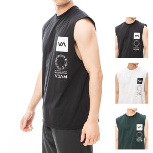 ルーカ ルカ RVCA ラッシュガード ブイエーベントサーフ タンクトップ ノースリーブ VA VENT SURF TANK BE041806 メンズ クイックドライUVプロテクション UPF50｜raiders