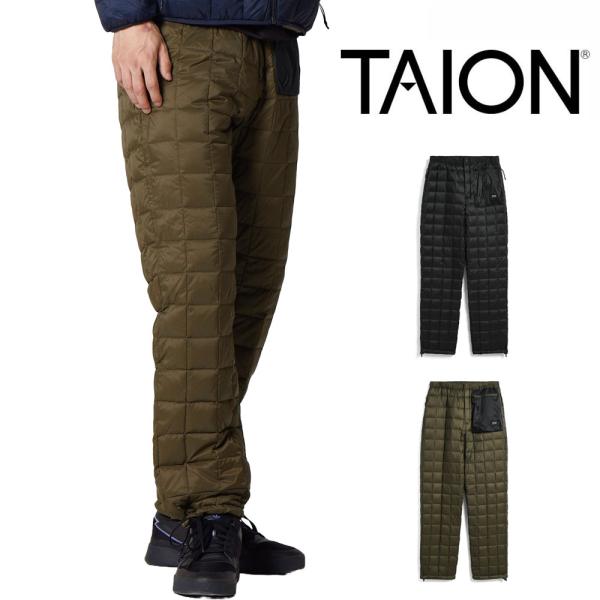 タイオン TAION マウンテン ライトダウンパンツ TAION-131BXMT-800 メンズ ア...