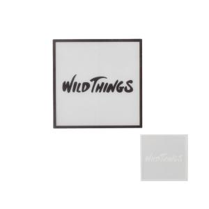 ワイルドシングス WILD THINGS ステッカー スクエアロゴ ボックスロゴ クリアタイプ 透明タイプ SQUARE LOGO STICKER WT21261TA