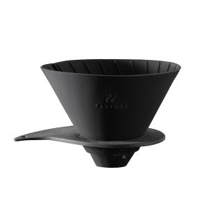 ゼブラン Zebrang ドリッパー 一人用 V60フラットドリッパー 02 プラス PLUS コーヒードリッパー 持ち運び アウトドア ブラック 黒 ZB-VDFP-02B ハリオ HARIO