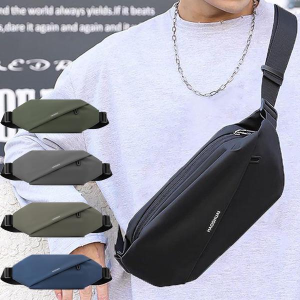 ボディバッグ ウエストバッグ ウエストポーチ 防水 多機能 メンズ レディース アウトドア 旅行 ピ...