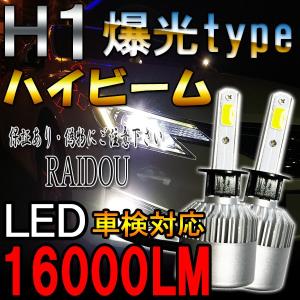 スズキ エブリィワゴン H27.2〜 DA17W ヘッドライト ハイビーム LED H1 6500k ホワイト 車検対応