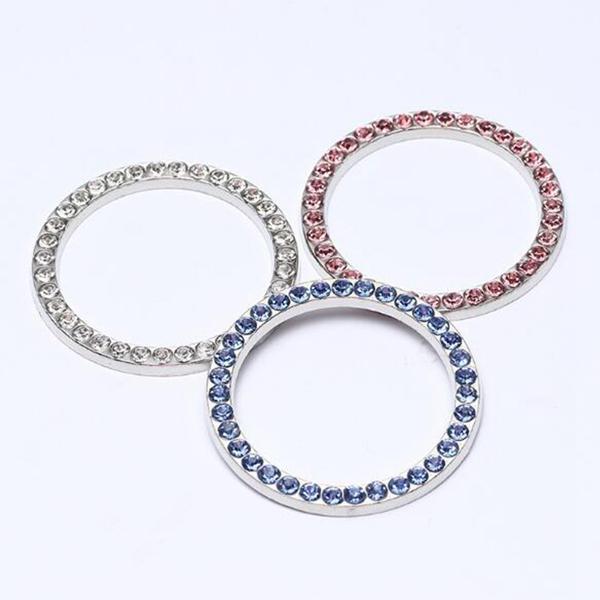 タント エグゼ エンジン スタートボタン プッシュボタン リング 汎用品 2枚セット