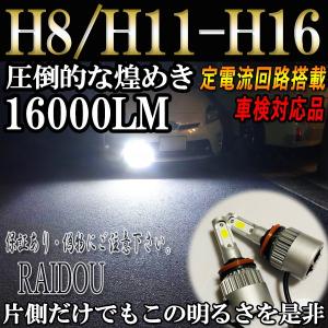 ダイハツ タント LA600S LA610S LEDフォグランプ H16 6000K ホワイト
