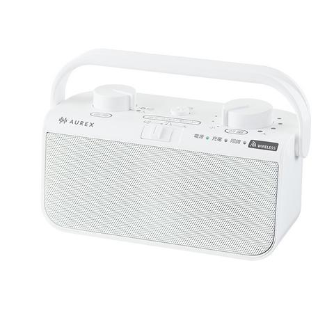 即納 東芝 テレビ用ワイヤレススピーカー AUREX AX-WST21-W ホワイト