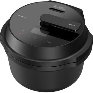 22年製　パナソニック　オットクッカー　ビストロ　電気圧力鍋 黒 Panasonic（パナソニック） オートクッカー ビストロ 自動調理鍋 NF