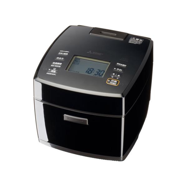 三菱 IHジャー炊飯器 5.5合炊き 備長炭 炭炊釜 NJ-VP10G-B 黒曜 低温調理ができる